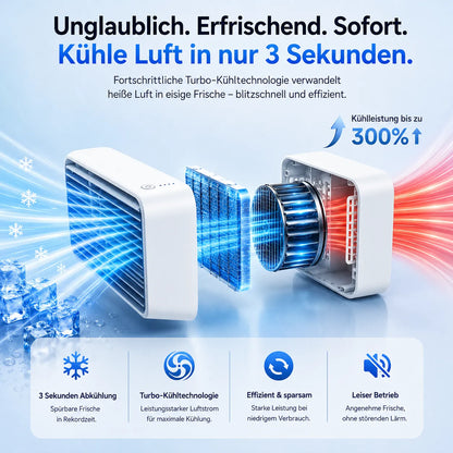 FrischLuft Pro -  Tragbarer Klimakühler ohne Installation